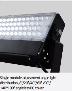 300w 165lm/w LED High Mast Light SMD3030 Chip Stadium Basketball Court