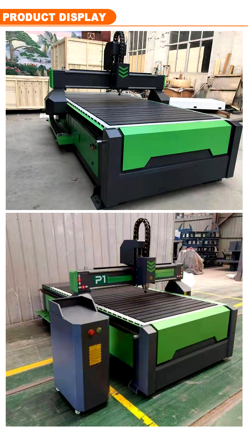 1325 Acrylic MDF Engraving Carving Cutting Router CNC Machine with T-Slot Extrusions