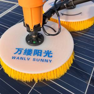 Wholesale Water Fed Pole Solar Panel Cleaning Brush for Photovoltaic Farms Windows Glass Wall CE Certified from china suppliers