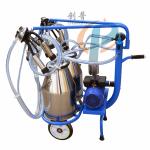 HL-JN07A Cow Portable Milker System with Twin Milking Bucket 25Litre