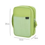 Square Green Hanging Waterproof Polyester Cosmetic Bag