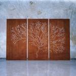 Standard ASTM Metal Garden Products Laser Cut Corten Steel Screen Panels