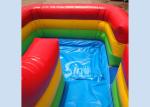 Colorful Outdoor Kids Biservice Wet N dry Commercial Inflatable Slides For