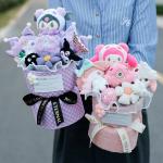 Plush Variety Kuromi Cinnamon Dog Doll Bouquet for Mother's Day and Teacher's