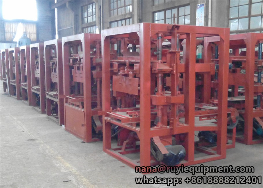 high quality 4-26 semi-automatic concrete hollow block machine