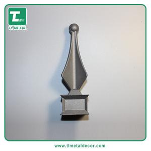 Wholesale Manufacture 5/8&quot; press fit Aluminum casting fence spearhead picket finial from china suppliers