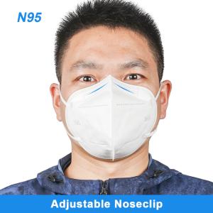 Wholesale Anti Dust Safety Mouth Cover Disposable Respirator Face Mask , In Stock N95 Face Mask Protection from china suppliers
