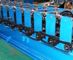 Gutter Guard Coil Roll Off Seaming Downspout Making Machine Flying Saw Cutter