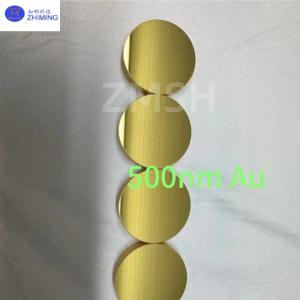 Wholesale Si Gold Plated Silicon Wafers 2inch 4inch 6inch 8inch Metal Coating Materials Au from china suppliers