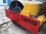 Good Condition Used Dynapac Vibratory Drum Roller Ca251d 12 Ton Soil Compactor