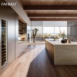 High End Modern White Kitchen Cabinets Sets Modular Wall Mounted Kitchen