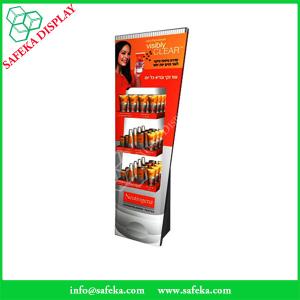 Wholesale Point of sale store display stand Promotion advertising cardboard beauty products display stand from china suppliers