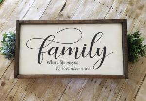 Wholesale Lightweight Personalised Family Wooden Plaques With Quotes ISO Approved from china suppliers