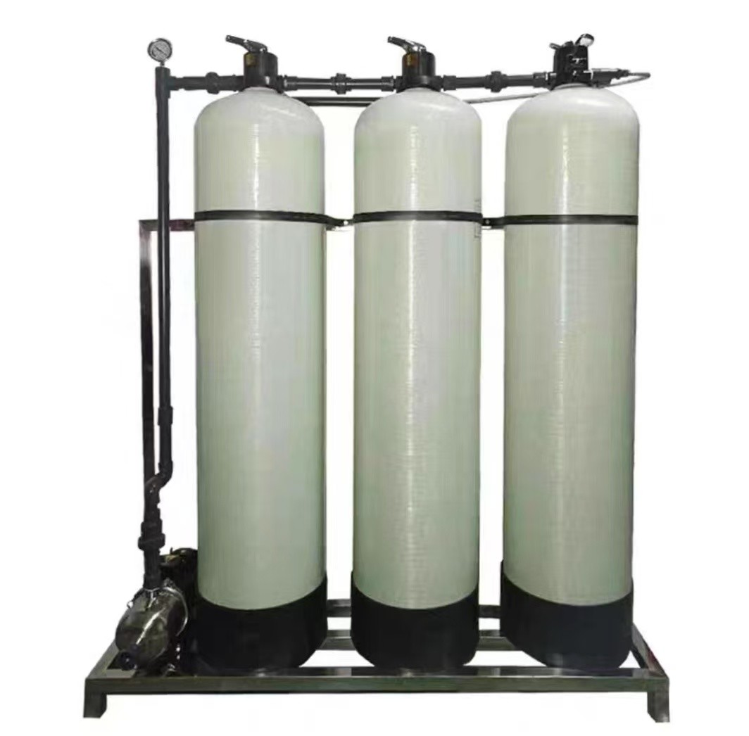 Frp Filter Tank Pretreatment Activated Carbon Quartz Sand Manganese Sand Tank Resin Softening Tank Multi-Media Filter