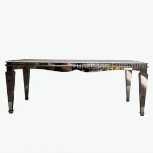 Wholesale 75cm Height 10 People Multifunctional Dining Table With Shining Gold Stainless Steel from china suppliers