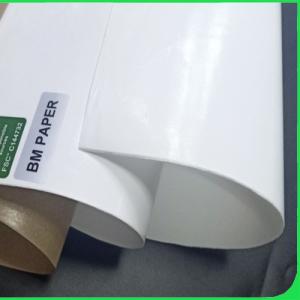 Wholesale Thickness 50gsm Food PE Coated Paper Natural Color Direct Contact from china suppliers