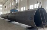 138kV Dodecagonal 43 meters height 0°~60° strain galvanized steel pole
