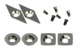 Round / Square / Diamond Cutting Edge Carbide Woodturning Cutters
