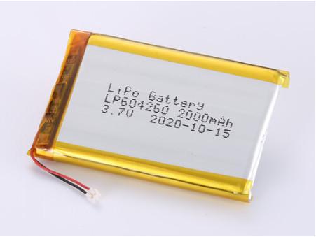 LP604260 3.7V 2000MAH li ion battery manufacturers Acceptable OEM Lithium