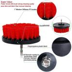 Drill Cleaning Brush 5 Piece Scrub Brush Drill Attachment Shower Cleaner Bath