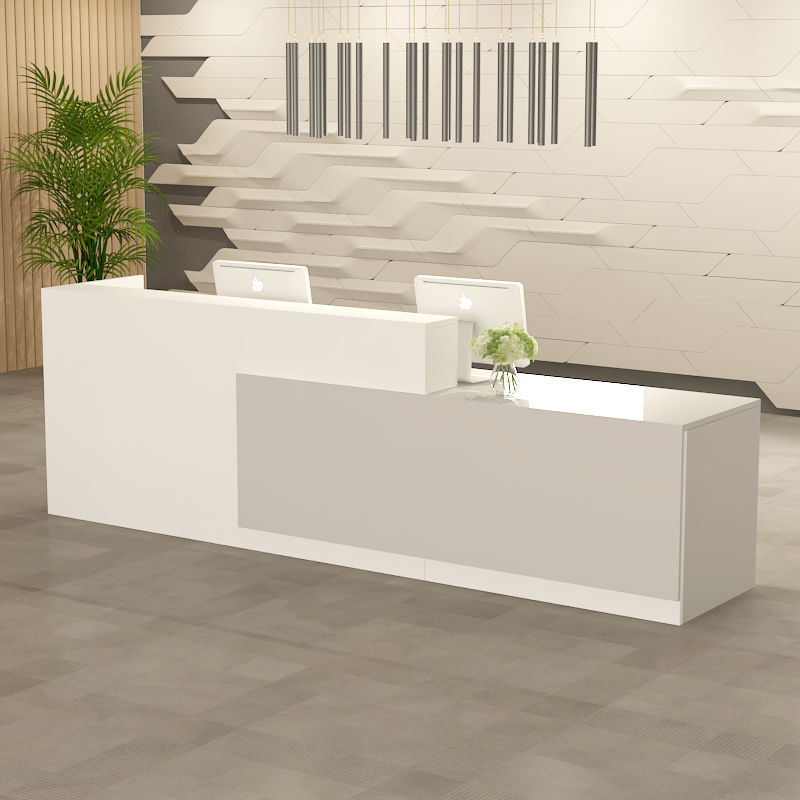 Reception Desk Beauty Salon Color Customized 140*60*100 cm Made in 2023 Modern Style