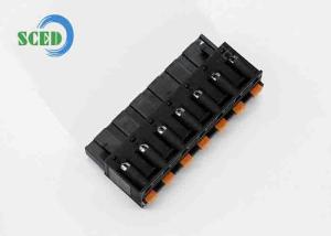 Wholesale Black PA66 Female Pluggable Terminal Blocks Connectors Pitch 7.62mm 300V 12A from china suppliers
