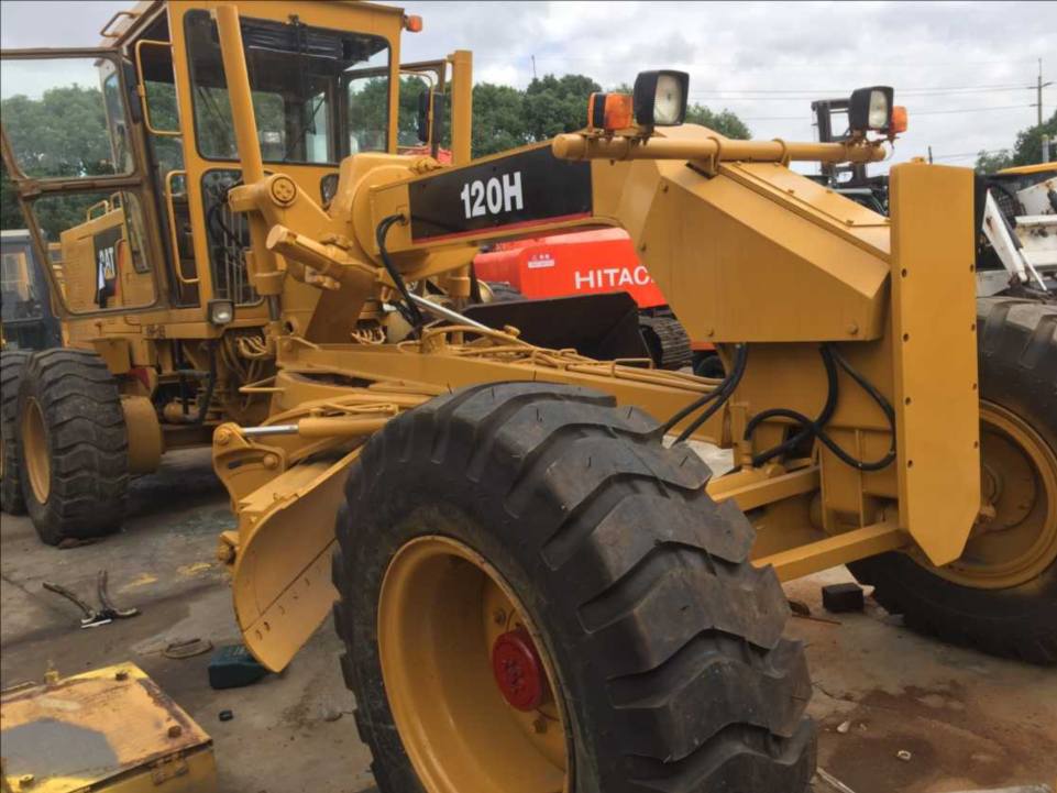 Second Hand 120G Motor Grader with 1626mm Working Diameter and 60km/h Forward Speed