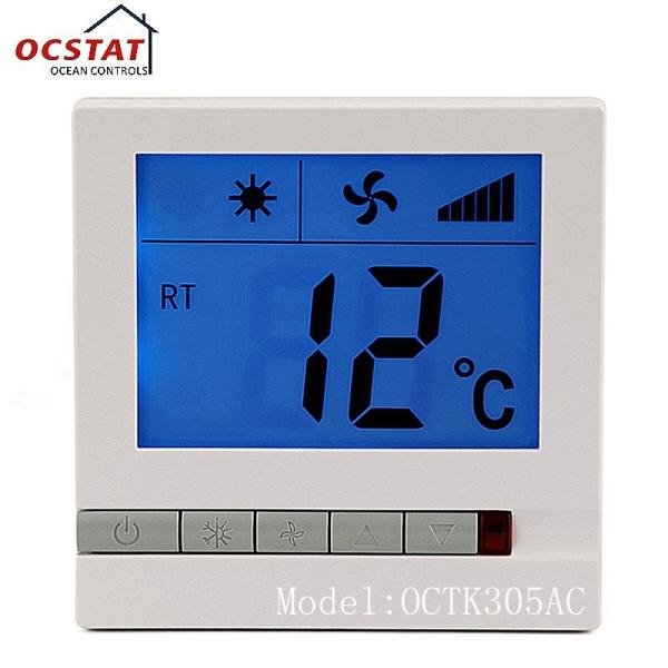 230 VAC White Color Air Conditioner Temperature Control Floor Heating Room