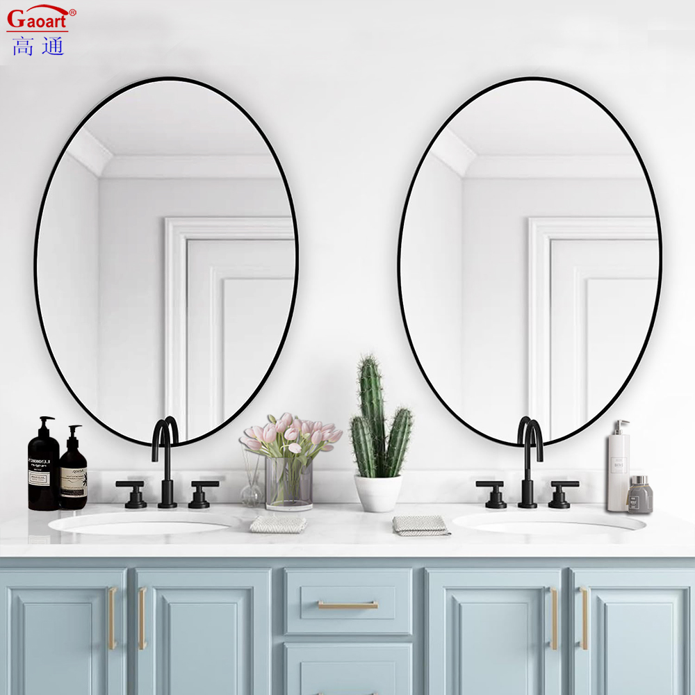 Huge Gold Frameless Full Length Framed Black Decor Long Wall Mirror Custom White Frame