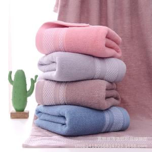 Wholesale Solid Color Bath Towel for Adults Customized Logo Advertising High Absorbent Chest Wipe from china suppliers