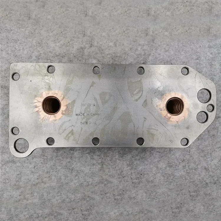 Car Model DONGFENG FOTON AUMAN Truck Get the Best Cooling Performance with Cummins DCEC 6CT 8.3 Engine Oil Cooler