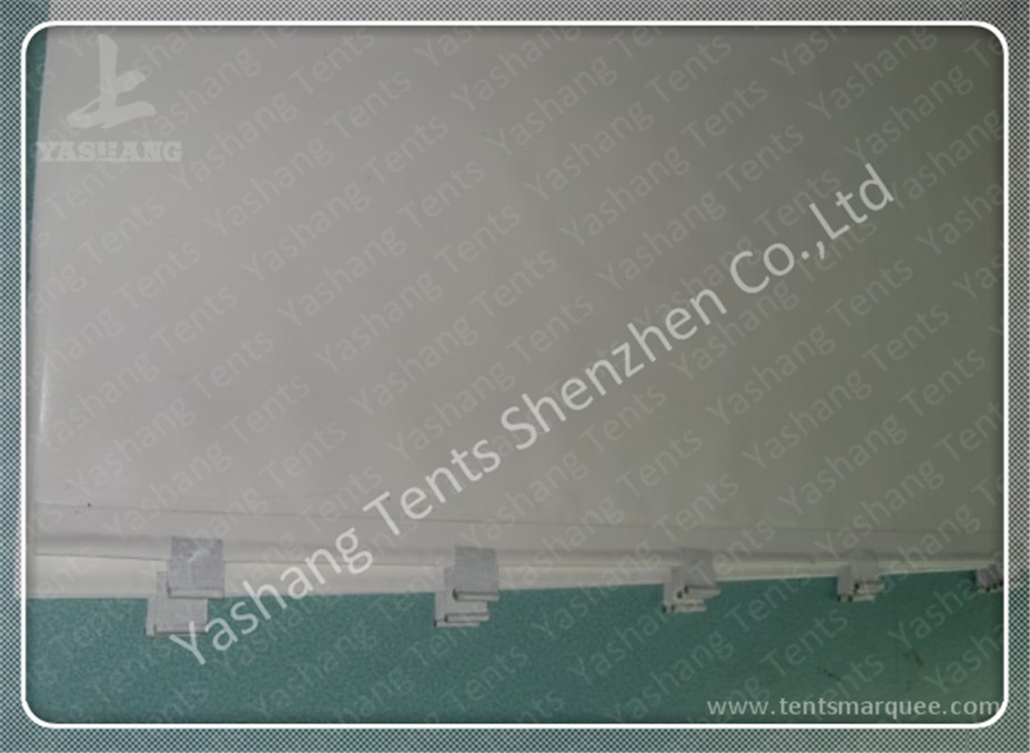 Custom Tent Accessories Wall Cover Opening Solution / Hanging Method Wall