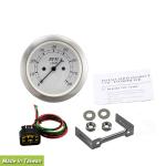 15mm Thick 2V DC Black Face Yacht Instrument Marine Dash Gauges