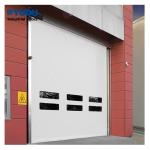 Air Tight 5*5m Quick Roll Up Doors PVC Fabric Fireproof For Pharmaceutical