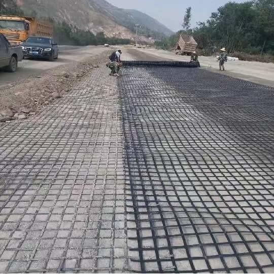 Steel Plastic Geogrid Onsite Installation and Durable for Infrastructure
