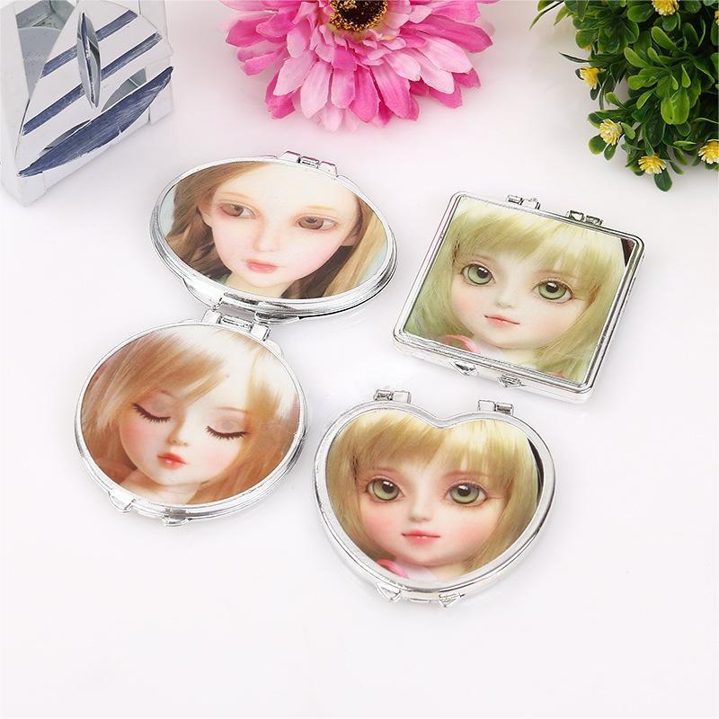 Portable Compact Vanity Mini Make Up Mirror for Convenient Dressing and Makeup