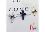 4.9G Nickel Free Halo Ring Cross Ashes Necklace Charms