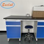 Customized Made Blue Chemical Resistance Lab Bench Chemistry lab furniture
