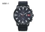 BARIHO Analog Men's Quartz Watch Fashion Chronograph Date Leather Band