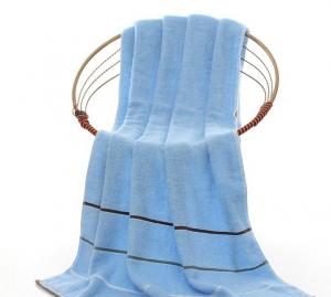 China ALL Age Group 70*140cm Pure Cotton Large Bath Towel with Excellent Water Absorption on sale