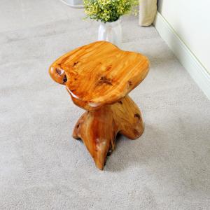 Wholesale Apartment Retro Style Irregular Shape Pine Solid Wood Stool from china suppliers