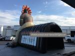 inflatable helmet inflatable football tunnel for event red Oxford cloth