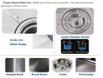 Professional Custom Made Stainless Steel Kitchen Sink Mexican Bathroom Sink with