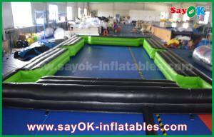 Wholesale Inflatable Football Toss Game Black / Green Inflatable Sports Games Inflatable Snookball Tables Pool 12 Balls from china suppliers