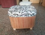 Natural Straw Household Storage Stool Grass Woven Ottoman Box Eco-Friendly Hand