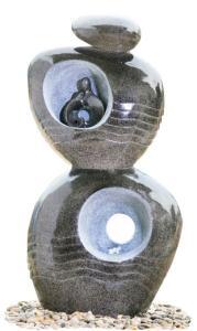 Wholesale Garden Ball Decoration Resin Water Fountain Fiberglass Rolling Sphere Fountain Easy to install right weight indoor water from china suppliers