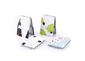 Wholesale Rectangle Cosmetic Pocket Mirror Cute Foldable Souvenir Gift Printing Logo from china suppliers