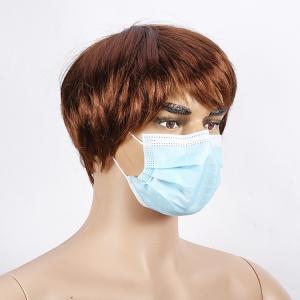Wholesale Daily Protection Meltblown Nonwoven Disposable 3ply Blue Face Mask with Earloop from china suppliers