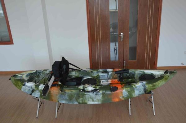 LLDPE Touring Battery Powered Kayak , Short Shaft Trolling Motor Kayak Well