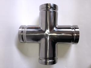 Wholesale 304 / 316 Stainless Steel Grooved Cross / Grooved Equal Cross High Strength from china suppliers